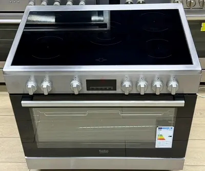 Beko brand 5Hubs digital electric ceramic cooker 90cm
