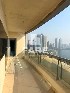 2 Bedroom Apartment with Full Sea View for Rent | Shahd Tower – Al Khan, Sharjah