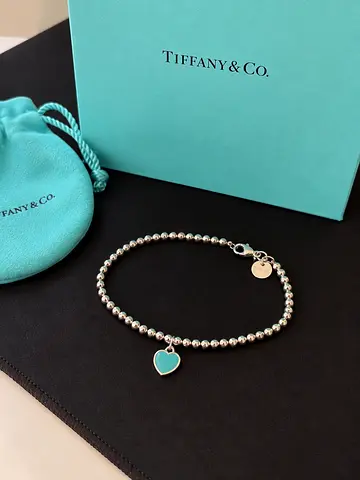 Authentic Tiffany & Co. Return to Tiffany Blue Heart Bracelet