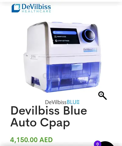 DeVilbiss Blue Auto CPAP