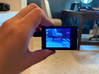 Compact Action Camera with LCD Screen - Used