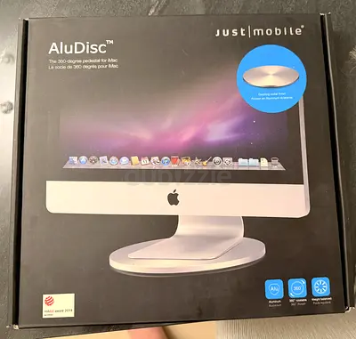 Just Mobile AluDisc 360° Rotating iMac Stand - New, Open Box