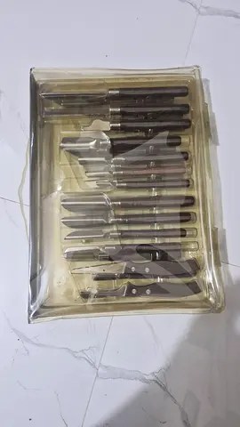 Brand New 24-Piece Fruit & Vegetable Carving Knife Set with Case