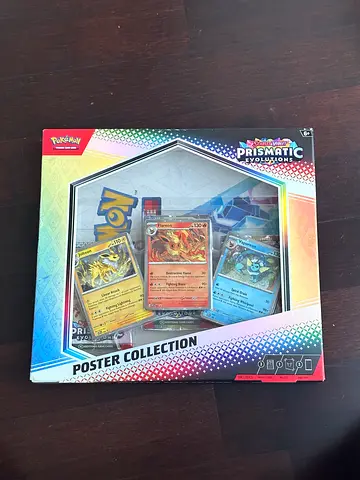 Pokemon TCG prismatic evolutions poster collection