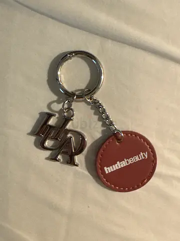 Huda Beauty Keychain with Charm