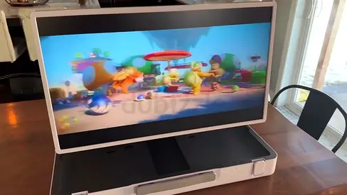 Bang & Olufsen BeoPlay A9-like TV/Monitor with Built-in Soundbase - White