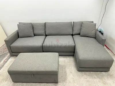 Like new condition crate&barrel Lshape sofa