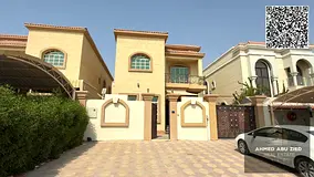 The best annual rental villa in Al Mowaihat 2, featuring 5 master bedrooms, majlis, living hall, mai