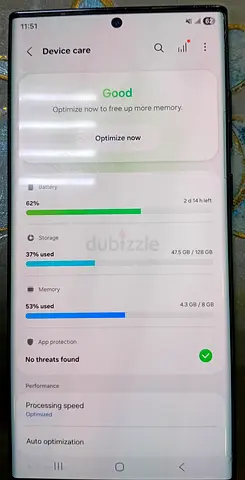 Samsung Galaxy (good condition) - 128GB, 8GB RAM