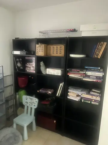 Ikea 3 units Black 9-Cube Storage Shelf / Bookcase - Good Used Condition