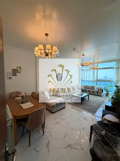 For sale in Al Waha Tower 2: 3 bedrooms plus a living room, high floor, 181 m², 4 bathrooms, and pa