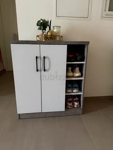 Modern Shoe Cabinet with Two Doors like new