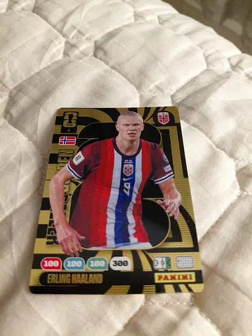Erling haaland panini gold card