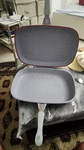 Double-sided non-stick grill pan - used, good condition