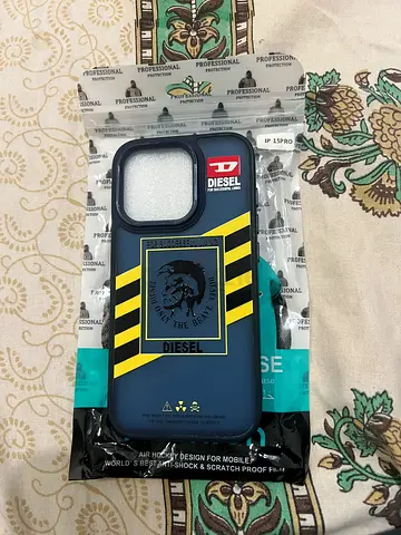 Diesel branded protective phone case for iPhone 15 Pro (new in pack)