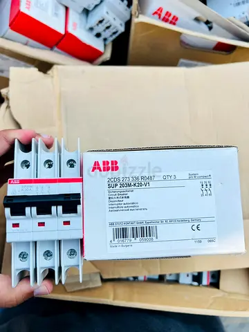 ABB SUP 203M-K20-V1 3P Miniature Circuit Breaker - New in Box