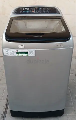 This 10.5kg topload Samsung washing machine condition is perfect working. color is gray.