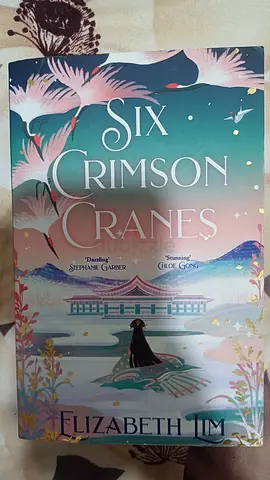 Six crimson cranes by Elizabeth Lim