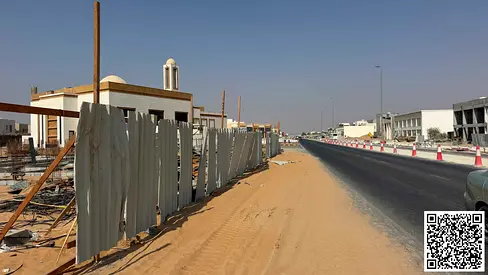 COMMERCIAL MAIN ROAD PLOT 6027 SQ FT GROUND PERMISSION AVAILABLE FOR SALE IN AL HELIO 2 AJMAN
