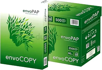 Sugarcane Paper | Box of 5 Reams of 500 Sheets | A4 Paper 80 g White | Tree Free and Eco Friendly