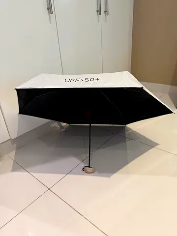 Umbrella - Black Interior, White Diffuser
