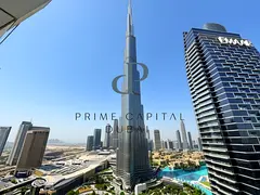Unobstructed Burj Khalifa View | 3BR + Maid | High Floor