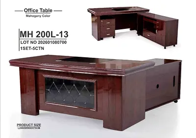 Brand New L shape office Table good quality 200cm size available