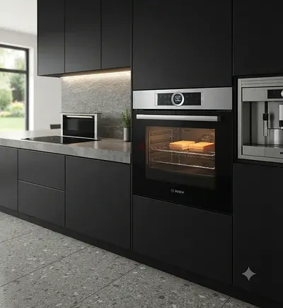 Bosch Series 8 Built-In Electric Oven 60x60cm – TFT Display, Stainless Steel, Brand New