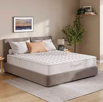 LIKE NEW queen Hybrid Mattress 150x200x24cm - Medium Firm Memory Foam & Pocket Spring