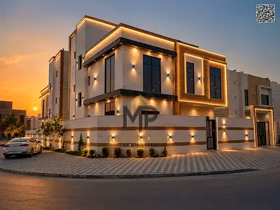 Own a luxurious corner villa featuring a prime location, sophisticated design, spacious interiors,