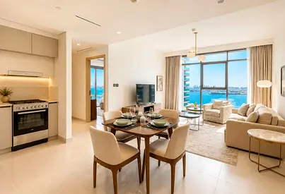 Sea View / Furnished / Wheel in Suitcases