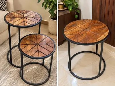 Black and Gold Two-Tier Bar Serving Trolley with Wheels