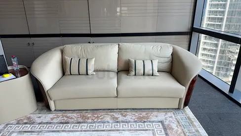 Luxury Complete Reception Sofa Set with Fendi Coffee Table
