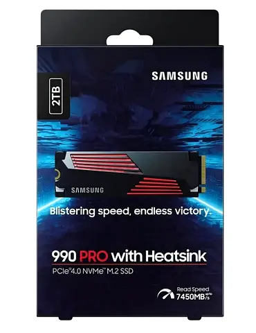 Samsung SSD 990 PRO 2TB WITH HEATSINK
