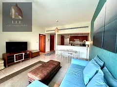 Furnished 1BR Apartment | Balcony | Community View