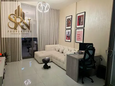 Furnished 1BR Apartment | Elz Residence Arjan | Balcony & Street View