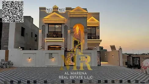 * فرصة سكنية واستثمارية استثنائية | فيلا فاخرة بتصميم عصري للبيع في الحليو - عجمان** بيت أحلامك بانتظارك! فيلا راقية تجمع بين الفخامة والمساحات الواسع