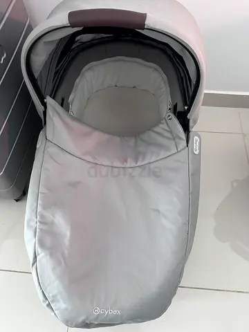 Cybex Gold baby carrier / stroller seat (light grey fabric) - gently used