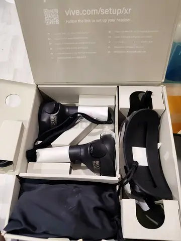 HTC Vive XR Elite Virtual Reality Headset + Controllers (New, Box Damage)