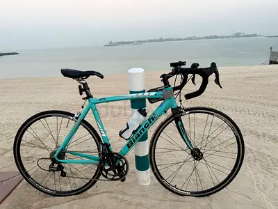 Bianchi road bike - lightweight racing frame, ready to ride