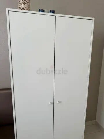 IKEA White Wardrobe - Perfect Condition, with Hanging rail at Best Price