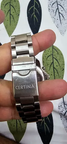 Certina stainless steel watch bracelet with clasp - preowned