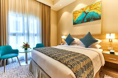 Summer Deal: Classic King Room | Rose Plaza Hotel | Zero Commission | No Kitchen