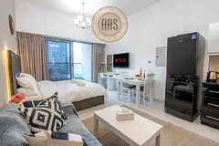 Furnished Studio | Elite Business Bay Residence | Balcony Marina View
