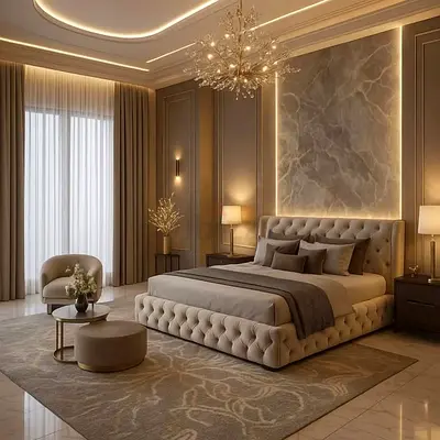 Brand New beige color 180*200 king size bed