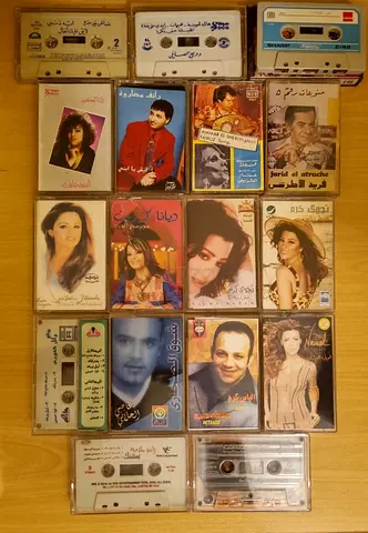 كاسيت أغاني عربية Arabic song Cassettes