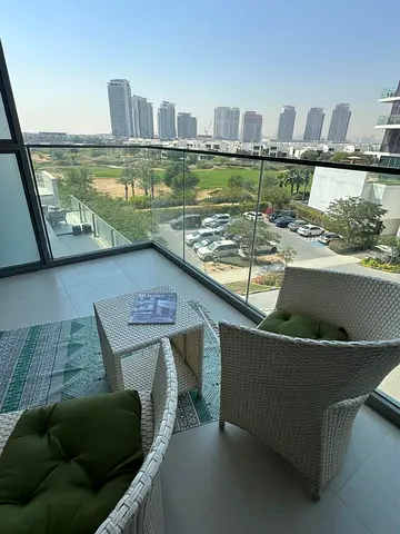 GOLF VIEW | FURNISHED STUDIO WITH BALCONY | READY TO MOVE