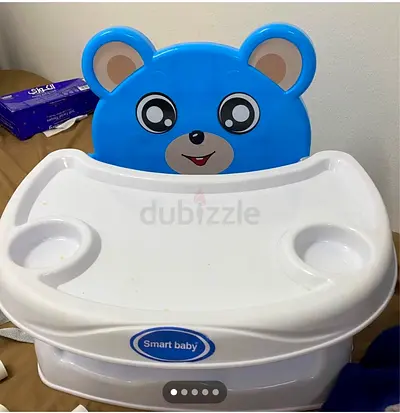 Smart Baby Booster High Chair Blue Bear Design box packed must sell by 18 September