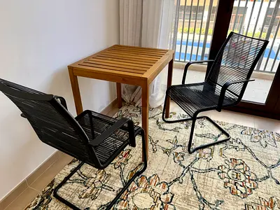 Patio Furniture Set – IKEA NÄMMARÖ table and two VÄSMAN chairs – buy items separately or as a set