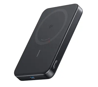 Anker MagGo Power Bank, 10,000mAh Qi2-Certified 15W Portable Charger
Slim and Fast MagSafe-Compatibl